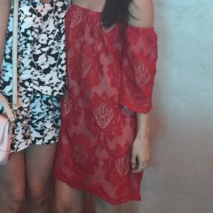 Off the shoulder dress